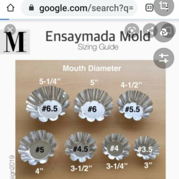 Ensaymada mould #4.5 6pcs - Picture 3 of 4